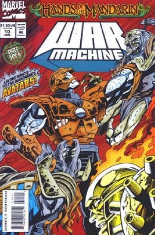 Cover of War Machine (Vol 1) #10. One of 250,000 Vintage American Comics on sale from Krypton!