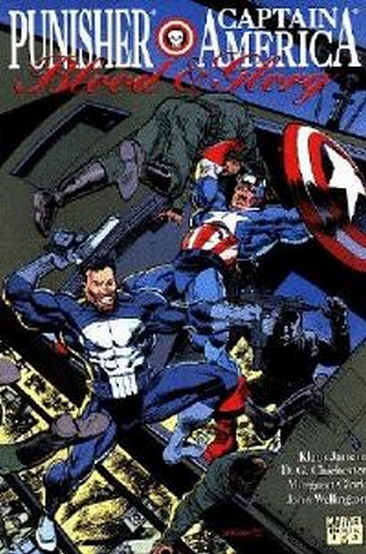 Cover of Punisher & Captain America: Blood & Glory #1. One of 250,000 Vintage American Comics on sale from Krypton!
