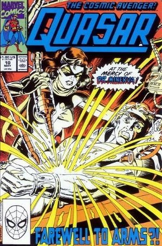 Cover of Quasar (Vol 1) #10. One of 250,000 Vintage American Comics on sale from Krypton!