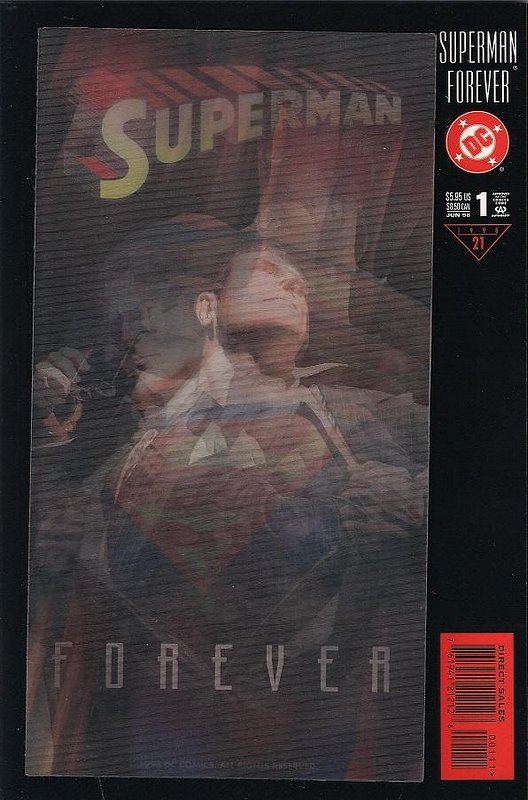 Cover of Superman Forever #1. One of 250,000 Vintage American Comics on sale from Krypton!