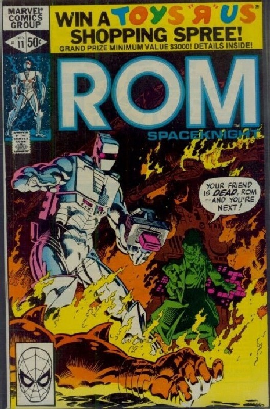 Cover of Rom #11. One of 250,000 Vintage American Comics on sale from Krypton!