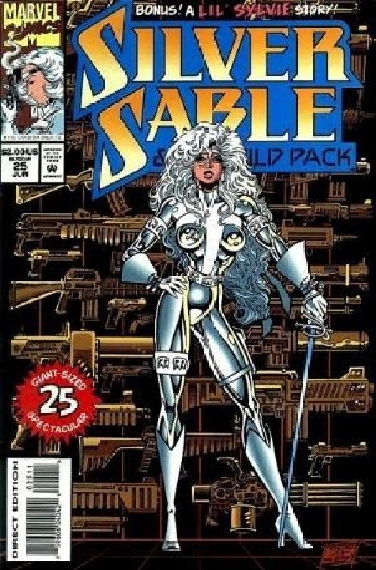 Cover of Silver Sable (Vol 1) #25. One of 250,000 Vintage American Comics on sale from Krypton!