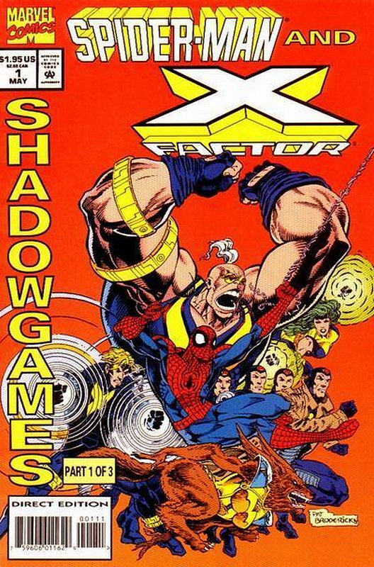 Cover of Spider-Man/X-Factor: Shadowgames (1994 Ltd) #1. One of 250,000 Vintage American Comics on sale from Krypton!