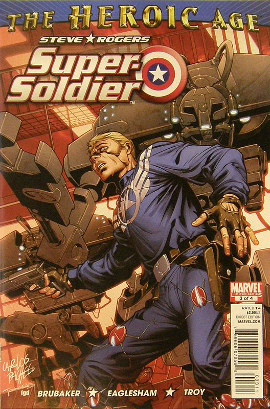 Cover of Steve Rogers: Super-Soldier (2010 Ltd) #3. One of 250,000 Vintage American Comics on sale from Krypton!