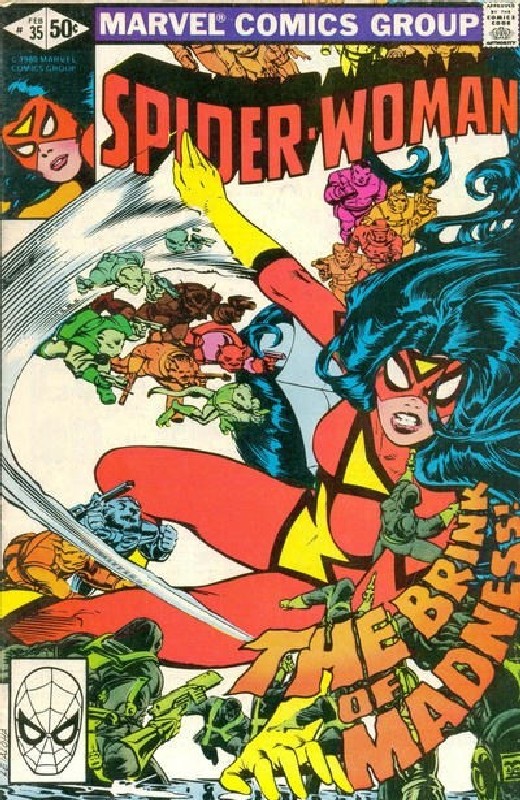 Cover of Spider-Woman (Vol 1) #35. One of 250,000 Vintage American Comics on sale from Krypton!