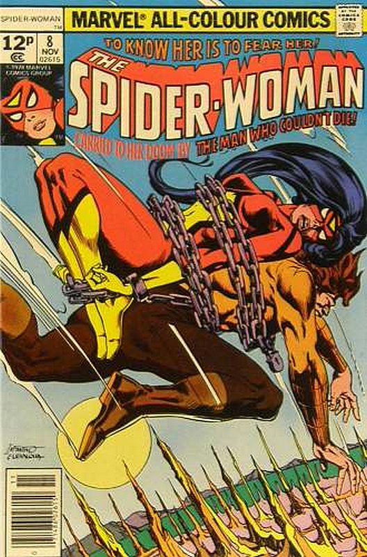 Cover of Spider-Woman (Vol 1) #8. One of 250,000 Vintage American Comics on sale from Krypton!