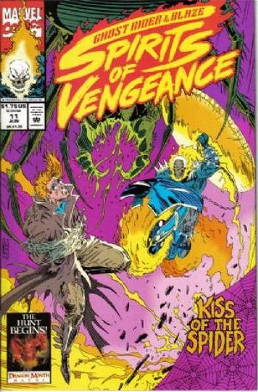 Cover of Ghost Rider/Blaze: Spirits of Vengeance (Vol 1) #11. One of 250,000 Vintage American Comics on sale from Krypton!