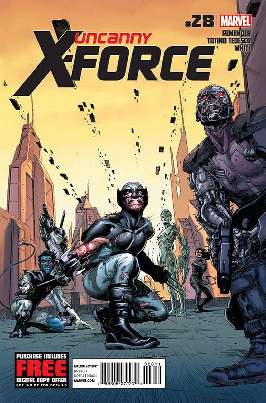 Cover of Uncanny X-Force (Vol 1) #28. One of 250,000 Vintage American Comics on sale from Krypton!