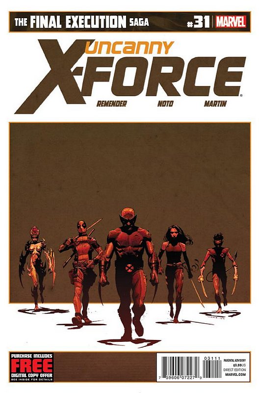 Cover of Uncanny X-Force (Vol 1) #31. One of 250,000 Vintage American Comics on sale from Krypton!