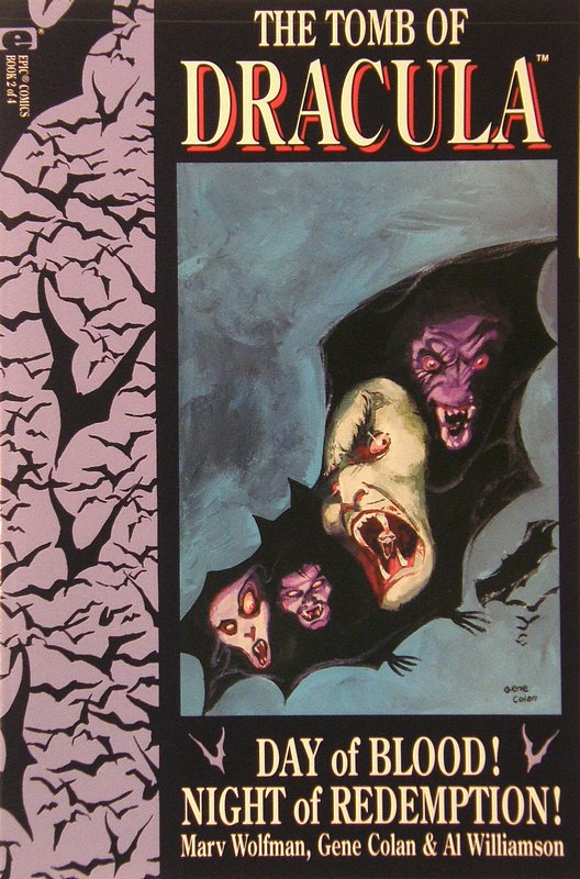 Cover of Tomb of Dracula: Day of Blood Night of Redemption #2. One of 250,000 Vintage American Comics on sale from Krypton!