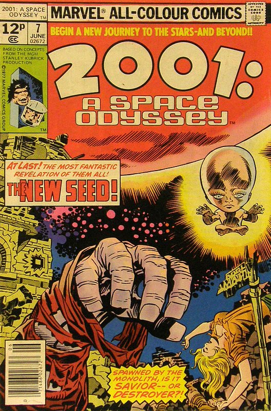 Cover of 2001: A Space Odyssey (Vol 1) #7. One of 250,000 Vintage American Comics on sale from Krypton!
