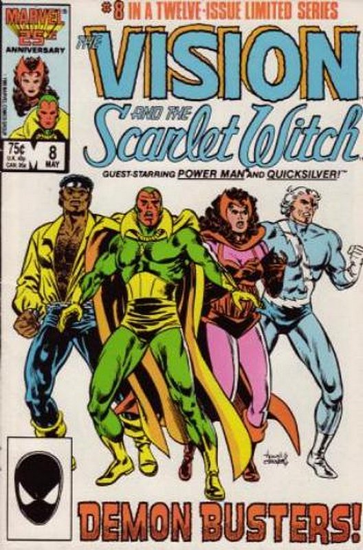 Cover of Vision & Scarlet Witch (1985 Ltd) #8. One of 250,000 Vintage American Comics on sale from Krypton!