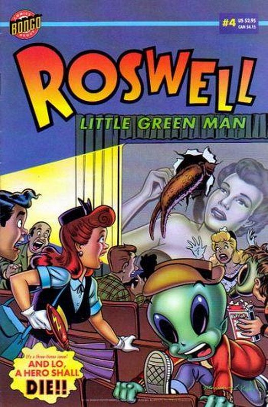 Cover of Roswell: Little Green Man #4. One of 250,000 Vintage American Comics on sale from Krypton!