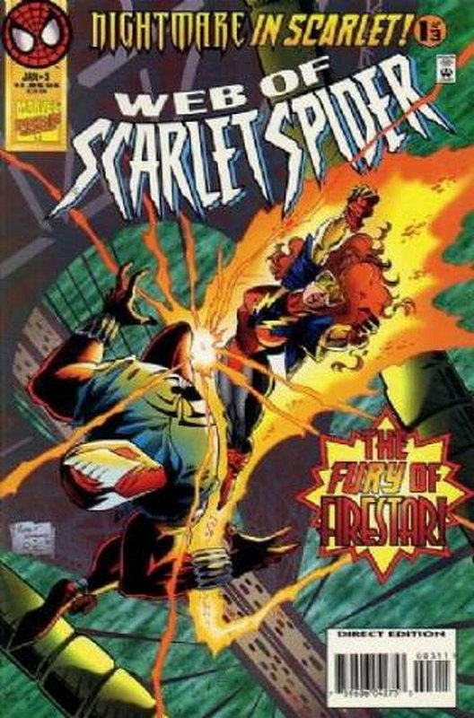Cover of Web of Scarlet Spider (1995 Ltd) #3. One of 250,000 Vintage American Comics on sale from Krypton!