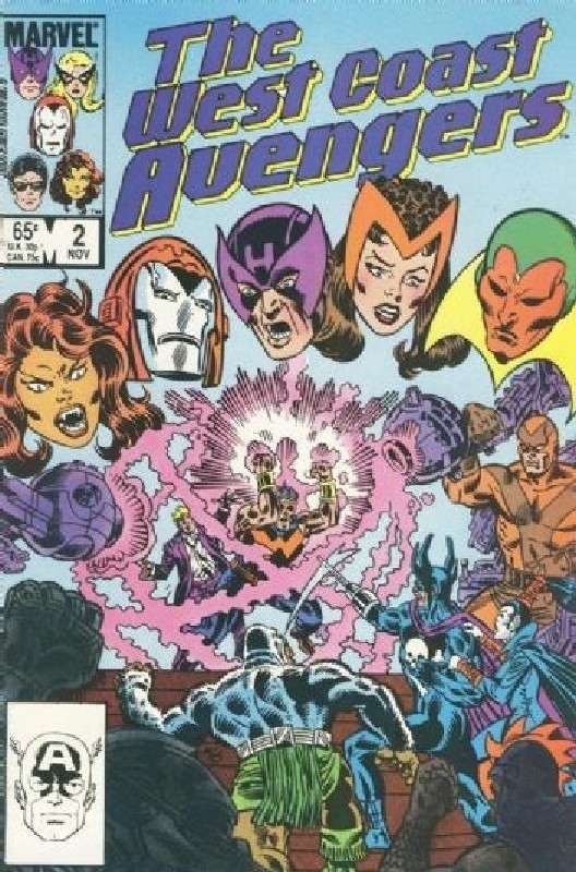 Cover of West Coast Avengers (Vol 1) #2. One of 250,000 Vintage American Comics on sale from Krypton!