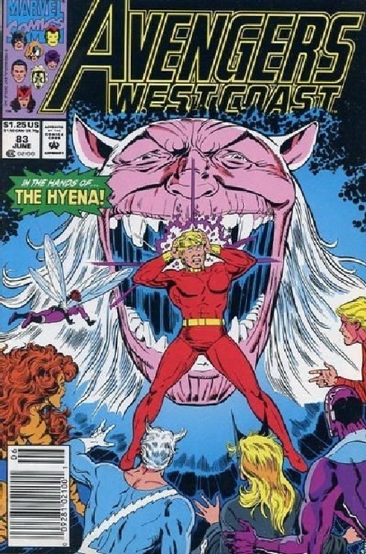 Cover of West Coast Avengers (Vol 1) #83. One of 250,000 Vintage American Comics on sale from Krypton!
