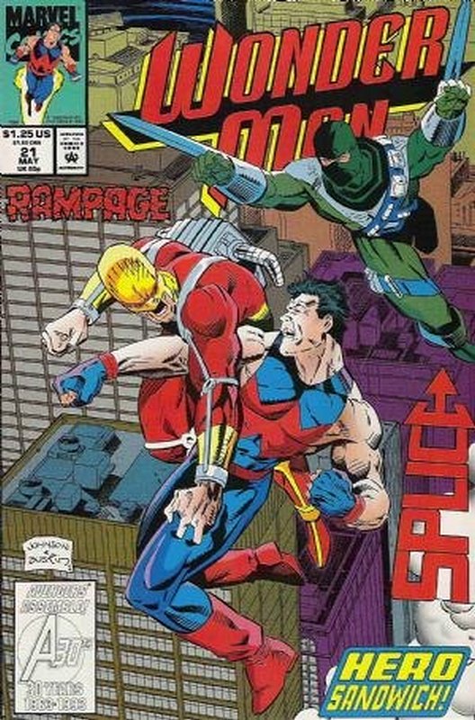 Cover of Wonder Man (Vol 1) #21. One of 250,000 Vintage American Comics on sale from Krypton!