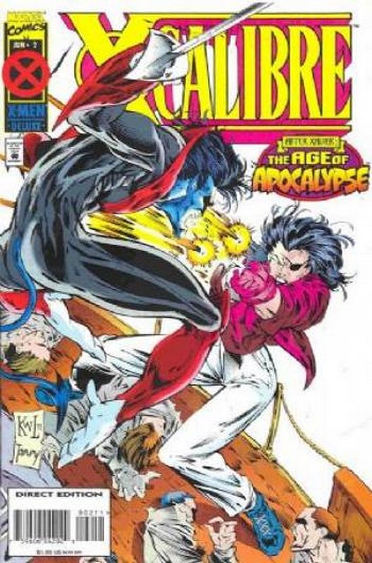 Cover of X-Calibre (1995 Ltd) #2. One of 250,000 Vintage American Comics on sale from Krypton!