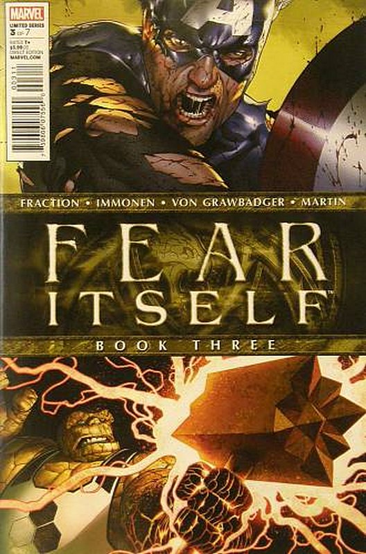 Cover of Fear Itself (2011 Ltd) #3. One of 250,000 Vintage American Comics on sale from Krypton!