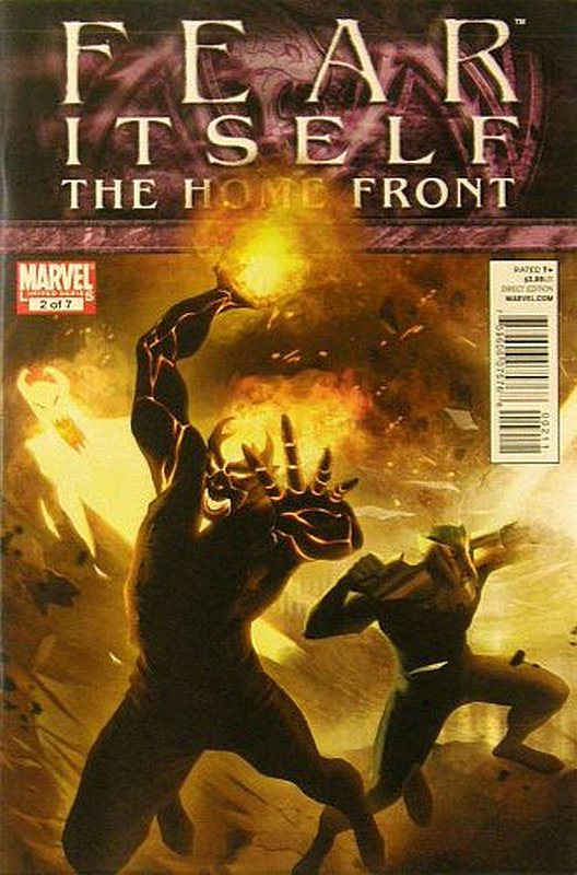 Cover of Fear Itself: Home Front (2011 Ltd) #2. One of 250,000 Vintage American Comics on sale from Krypton!