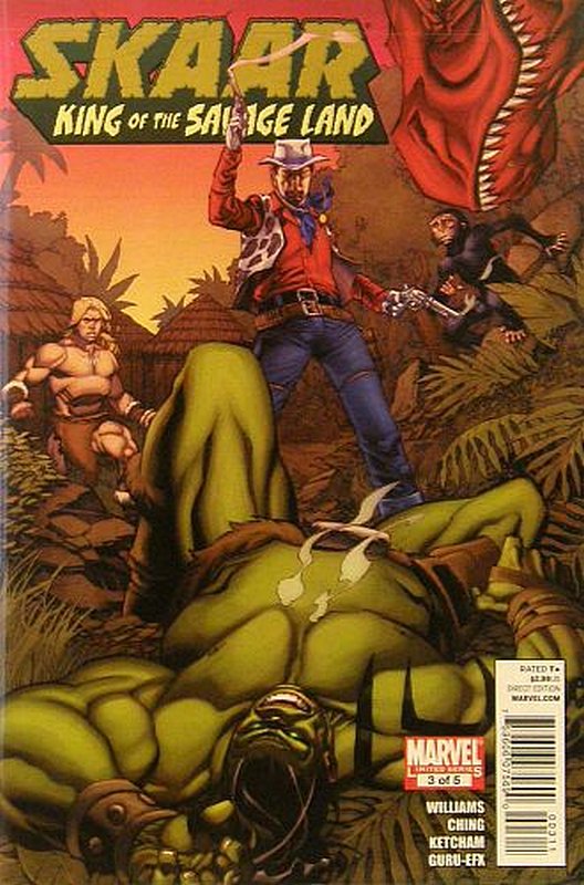 Cover of Skarr: King of the Savage Land (2011 Ltd) #3. One of 250,000 Vintage American Comics on sale from Krypton!