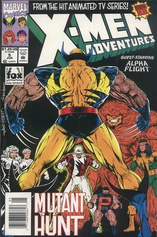 Cover of X-Men Adventures - (Season 2) #5. One of 250,000 Vintage American Comics on sale from Krypton!