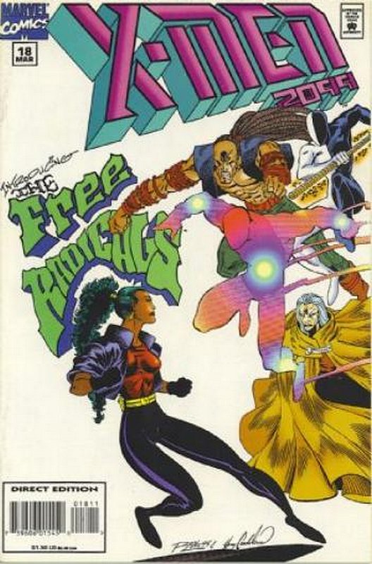 Cover of X-Men 2099 (Vol 1) #18. One of 250,000 Vintage American Comics on sale from Krypton!