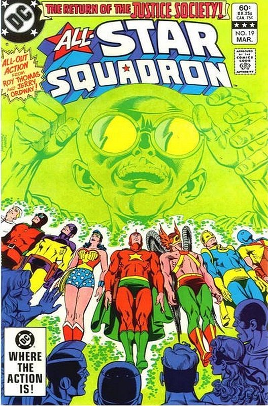 Cover of All-Star Squadron (Vol 1) #19. One of 250,000 Vintage American Comics on sale from Krypton!