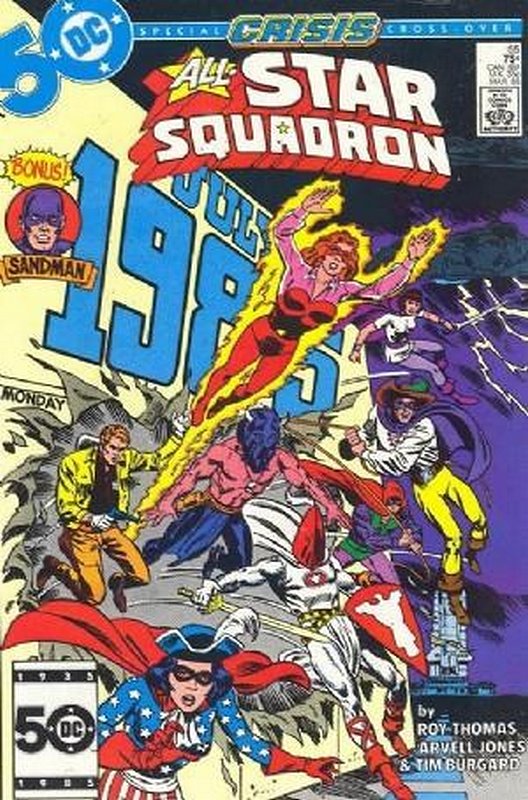 Cover of All-Star Squadron (Vol 1) #55. One of 250,000 Vintage American Comics on sale from Krypton!