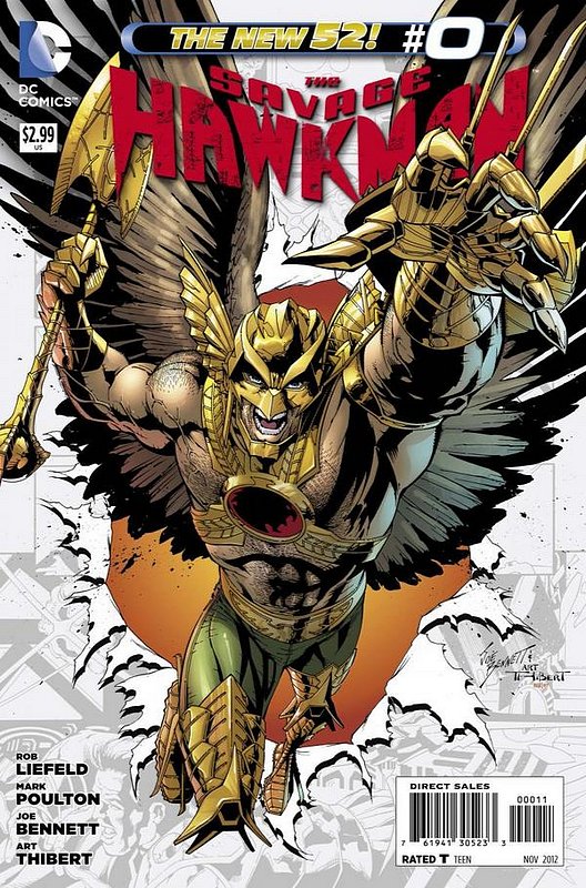 Cover of Savage Hawkman (Vol 1) #0. One of 250,000 Vintage American Comics on sale from Krypton!