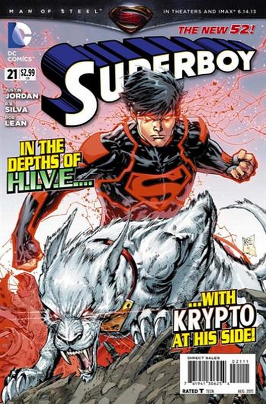 Cover of Superboy (Vol 5) #21. One of 250,000 Vintage American Comics on sale from Krypton!