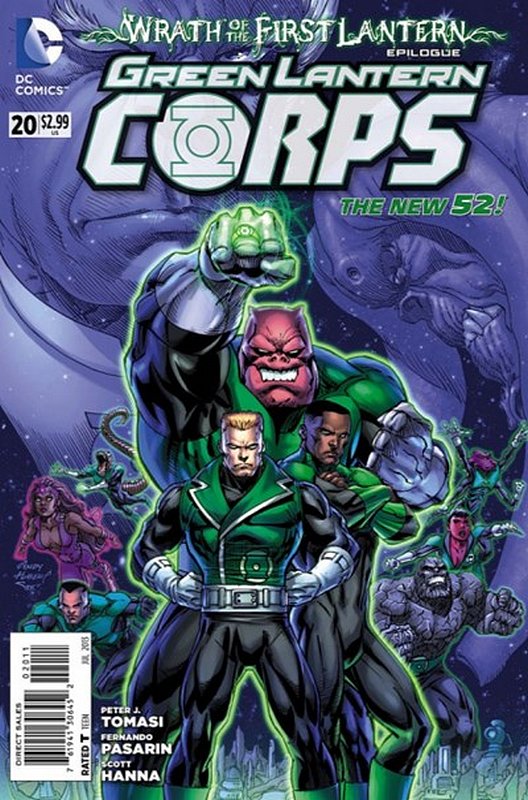 Cover of Green Lantern Corps (Vol 2) #20. One of 250,000 Vintage American Comics on sale from Krypton!