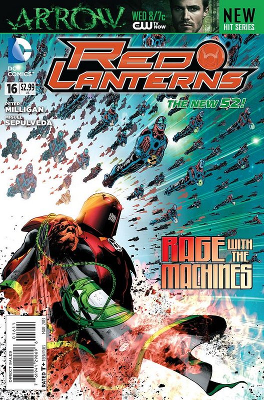 Cover of Red Lanterns (Vol 1) #16. One of 250,000 Vintage American Comics on sale from Krypton!