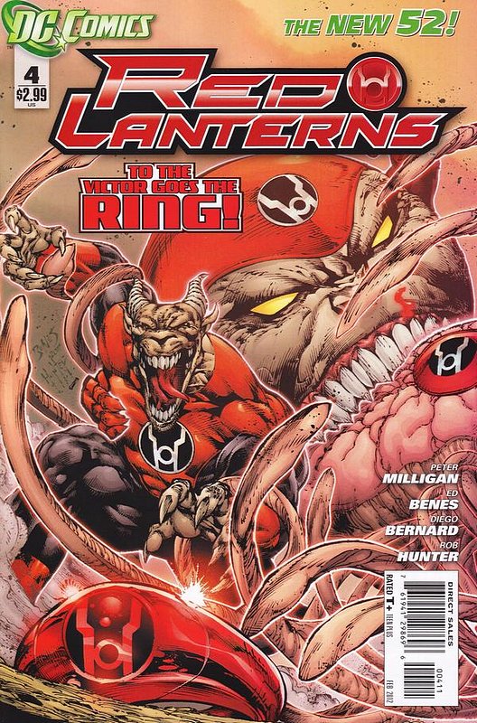 Cover of Red Lanterns (Vol 1) #4. One of 250,000 Vintage American Comics on sale from Krypton!