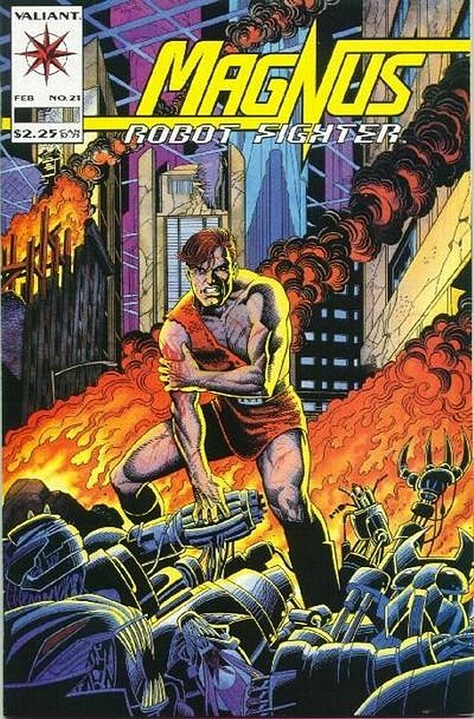 Cover of Magnus Robot Fighter (Vol 2) #21. One of 250,000 Vintage American Comics on sale from Krypton!