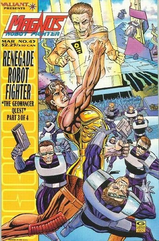 Cover of Magnus Robot Fighter (Vol 2) #45. One of 250,000 Vintage American Comics on sale from Krypton!