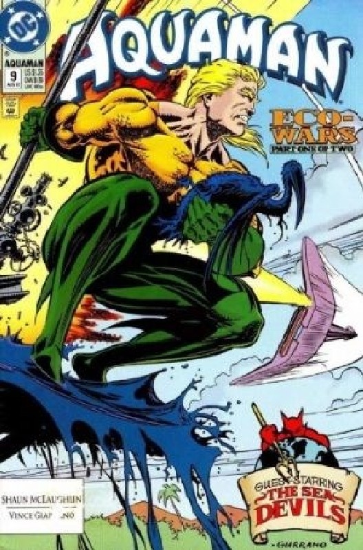 Cover of Aquaman (Vol 2) #9. One of 250,000 Vintage American Comics on sale from Krypton!