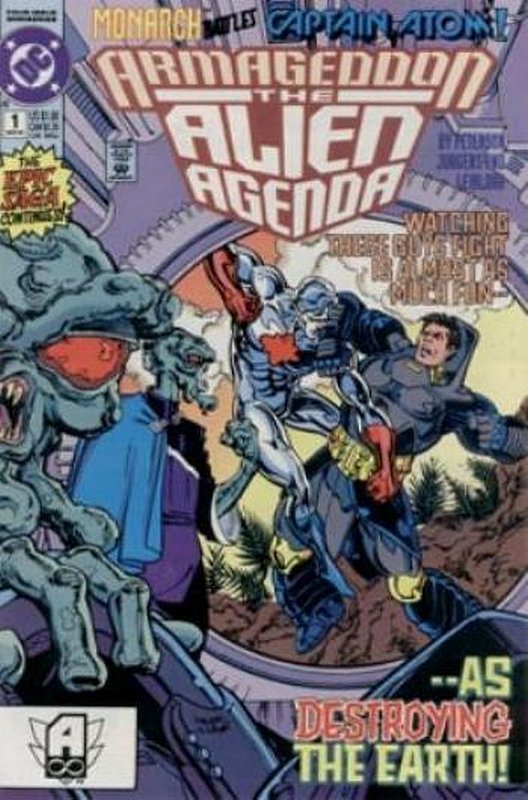 Cover of Armageddon: The Alien Agenda (1991 Ltd) #1. One of 250,000 Vintage American Comics on sale from Krypton!