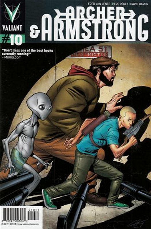 Cover of Archer & Armstrong (Vol 2) #10. One of 250,000 Vintage American Comics on sale from Krypton!