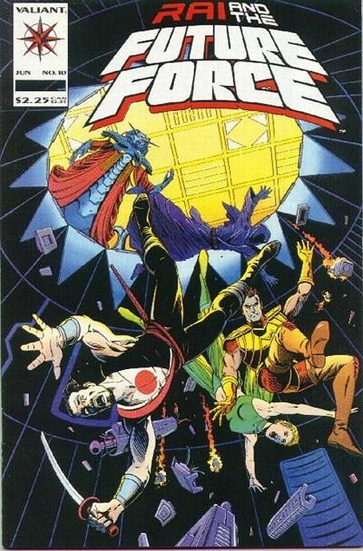 Cover of Rai & The Future Force (Vol 1) #10. One of 250,000 Vintage American Comics on sale from Krypton!