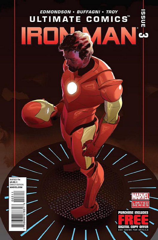 Cover of Ultimate Comics Iron Man (2012 Ltd) #3. One of 250,000 Vintage American Comics on sale from Krypton!