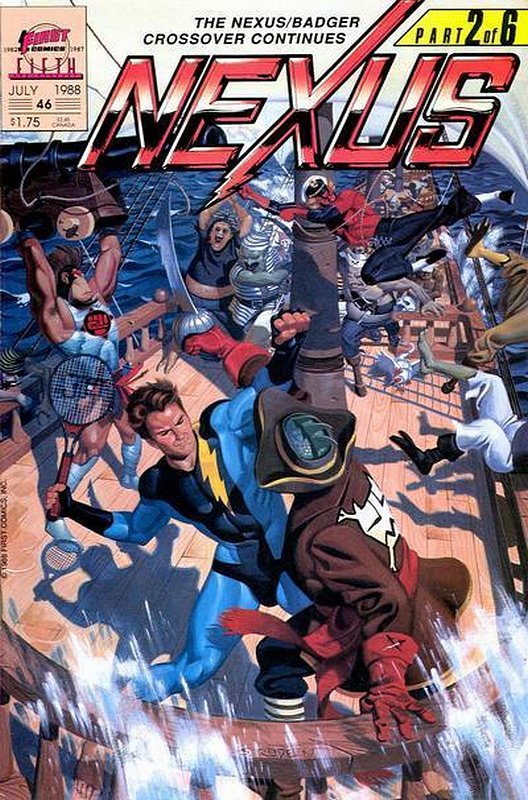 Cover of Nexus (Vol 1) (First Comics) #46. One of 250,000 Vintage American Comics on sale from Krypton!