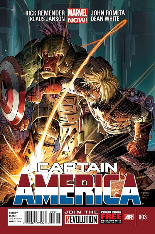 Cover of Captain America (Vol 7) #3. One of 250,000 Vintage American Comics on sale from Krypton!