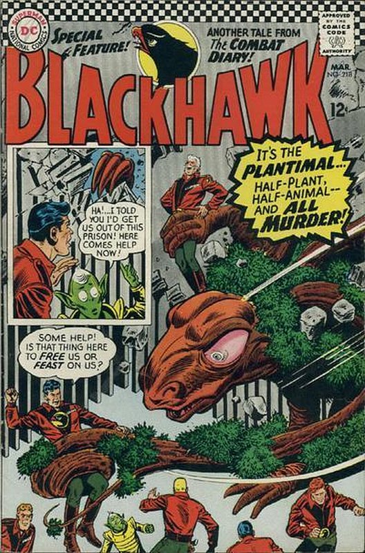 Cover of Blackhawk (Vol 1) #218. One of 250,000 Vintage American Comics on sale from Krypton!
