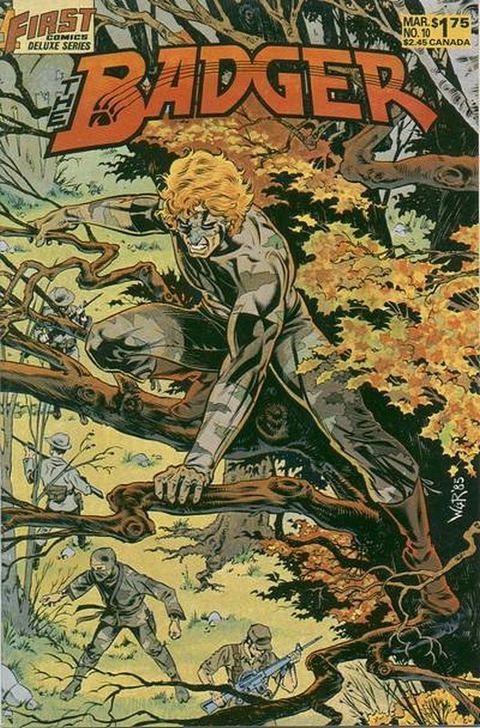 Cover of Badger (Vol 2) (First) #10. One of 250,000 Vintage American Comics on sale from Krypton!