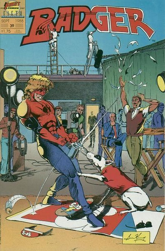 Cover of Badger (Vol 2) (First) #39. One of 250,000 Vintage American Comics on sale from Krypton!