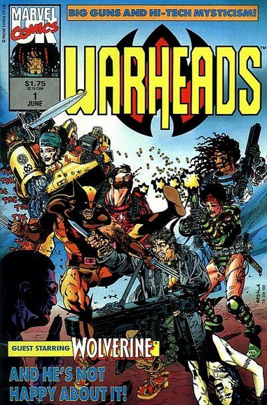 Cover of Warheads (Vol 1) #1. One of 250,000 Vintage American Comics on sale from Krypton!