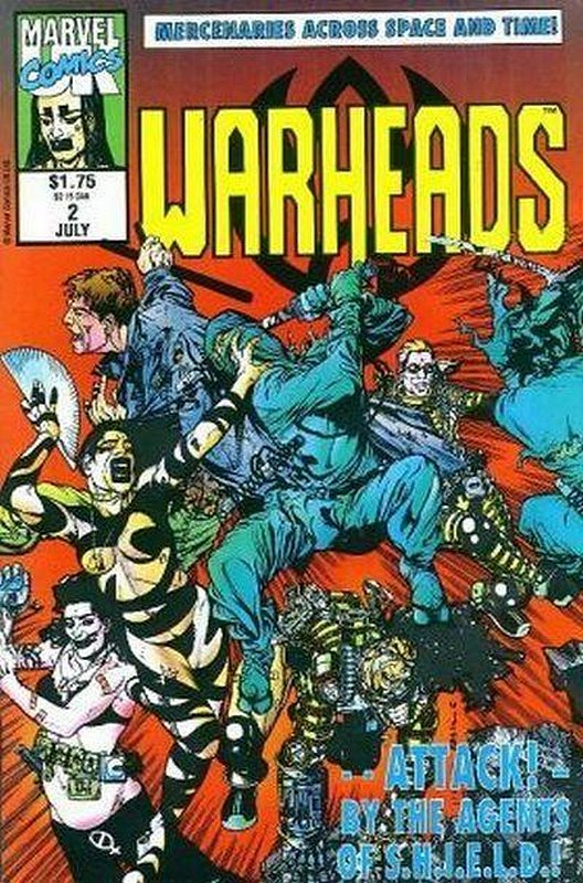 Cover of Warheads (Vol 1) #2. One of 250,000 Vintage American Comics on sale from Krypton!