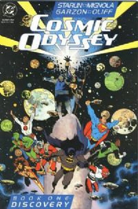 Cover of Cosmic Odyssey (1988 Ltd) #1. One of 250,000 Vintage American Comics on sale from Krypton!