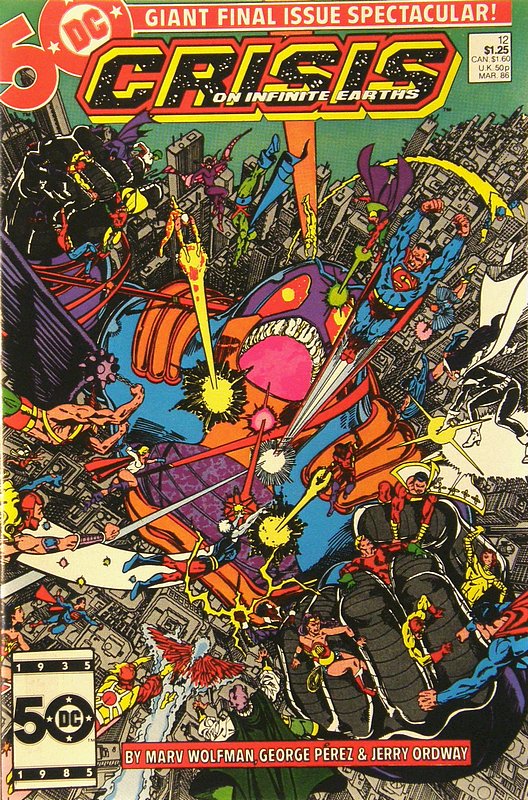 Cover of Crisis on Infinite Earths (1985 Ltd) #12. One of 250,000 Vintage American Comics on sale from Krypton!